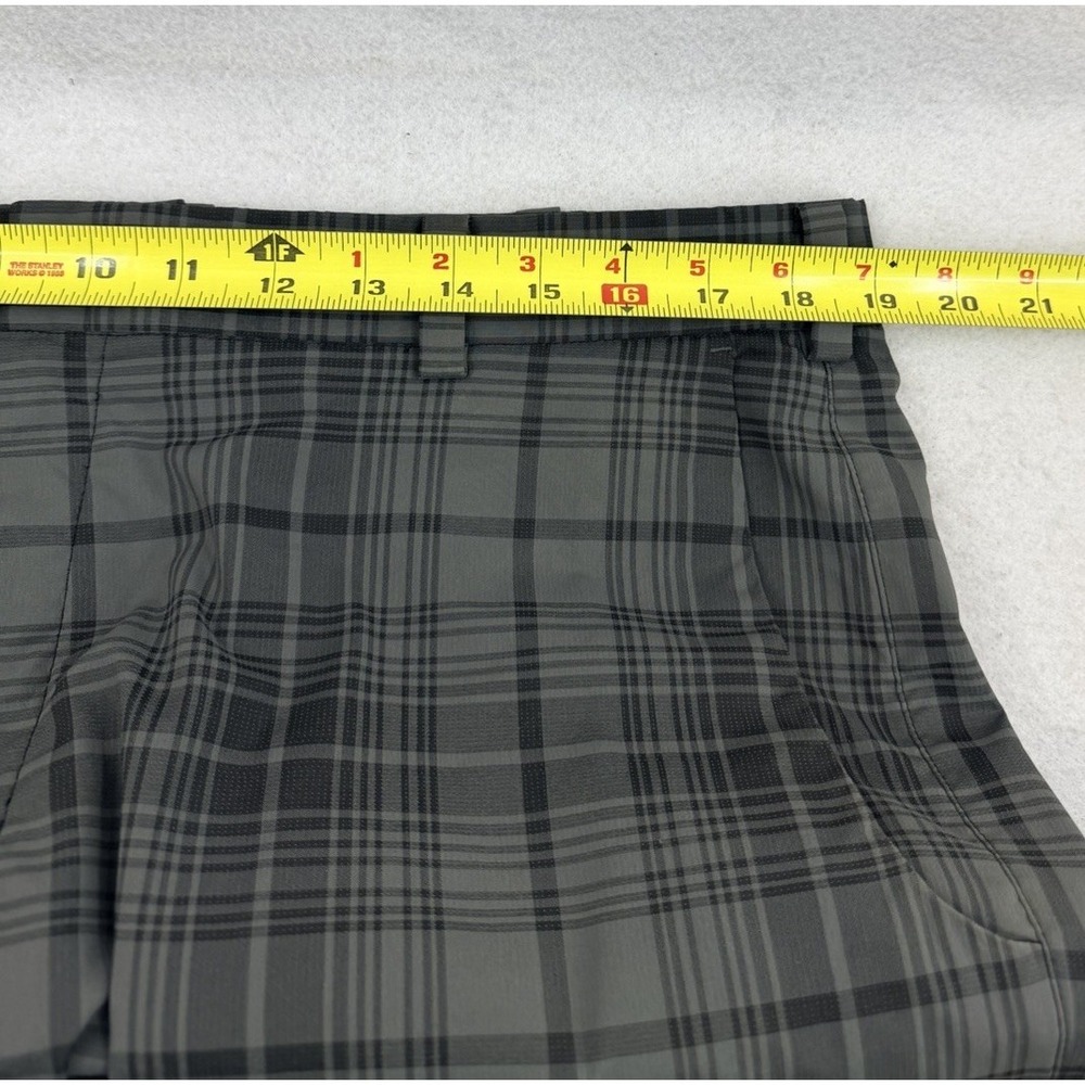 Nike Golf Tour Performance Men's Shorts Size 36 Black Plaid 509182-010 - Picture 7 of 8